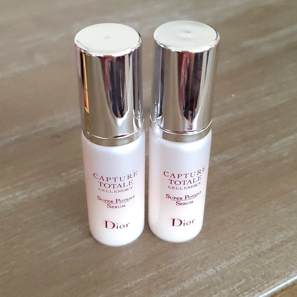 2x New Dior Capture Totale Super Potent Serum 7ml each duo